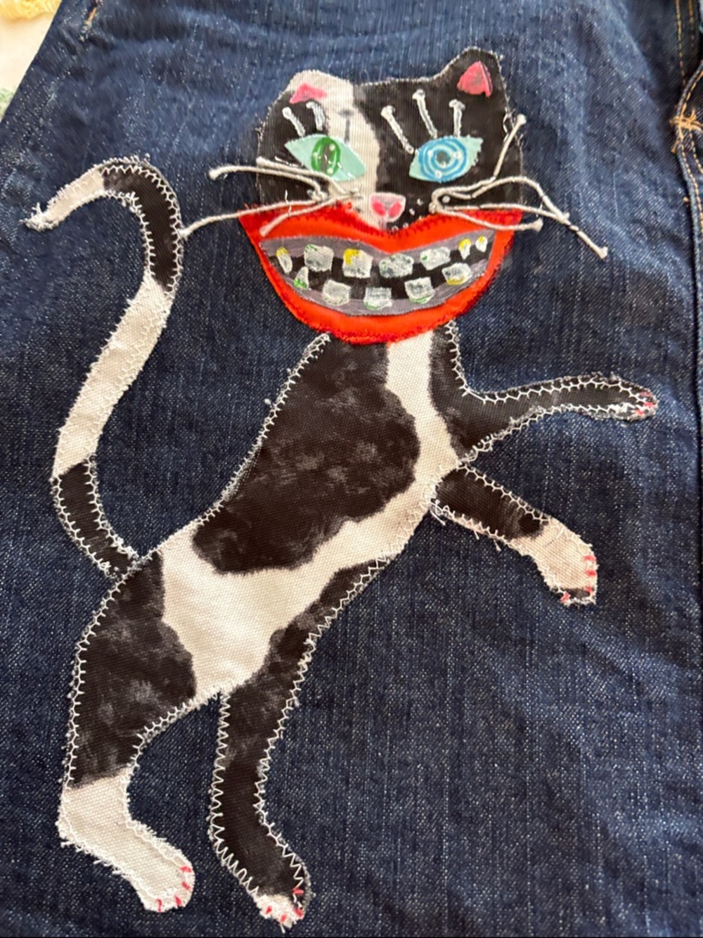 Embellished art to wear skirt Conga Line! Size 10 Cabela’s Casuals - Picture 5 of 5